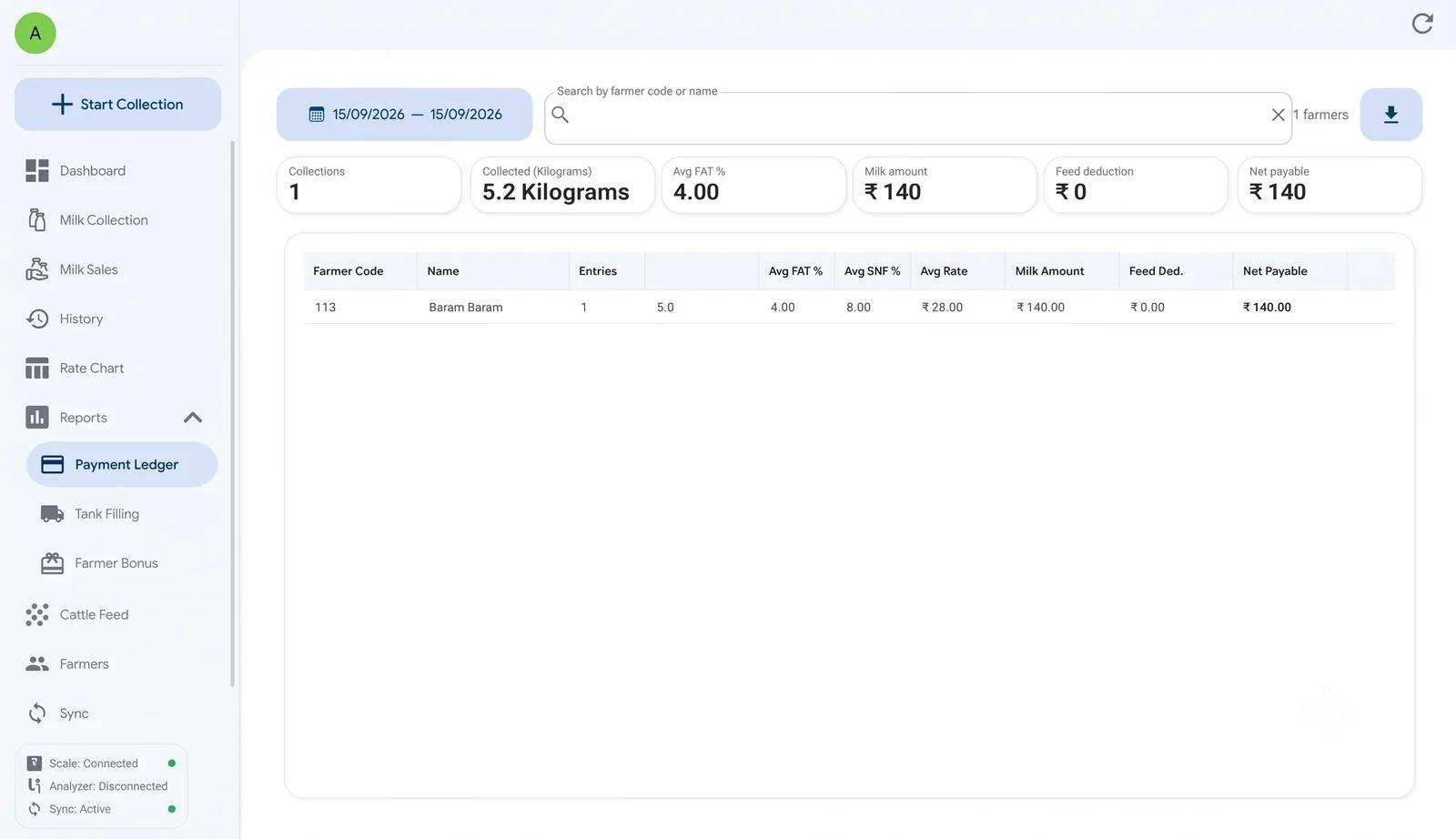 Payment Ledger